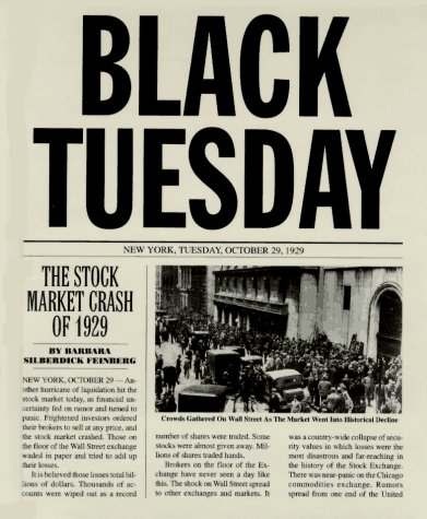 1929 crash market simulation stock